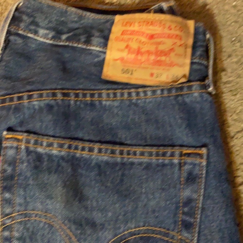 Levi jeans 501 button fly